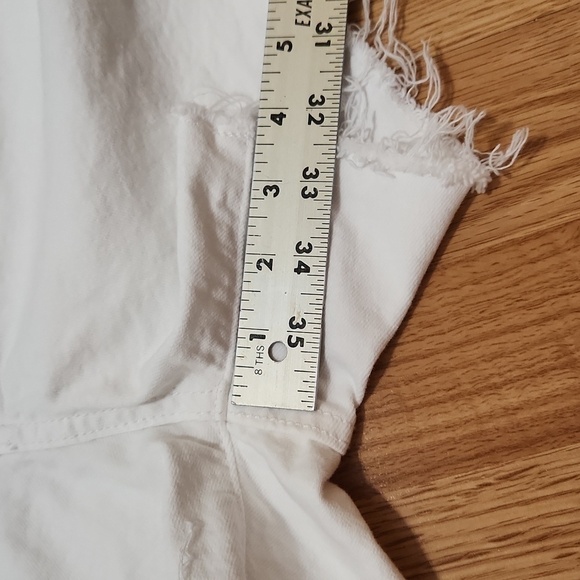 J. Crew High-rise denim cut off short in white size 25 cotton blend - Picture 11 of 12